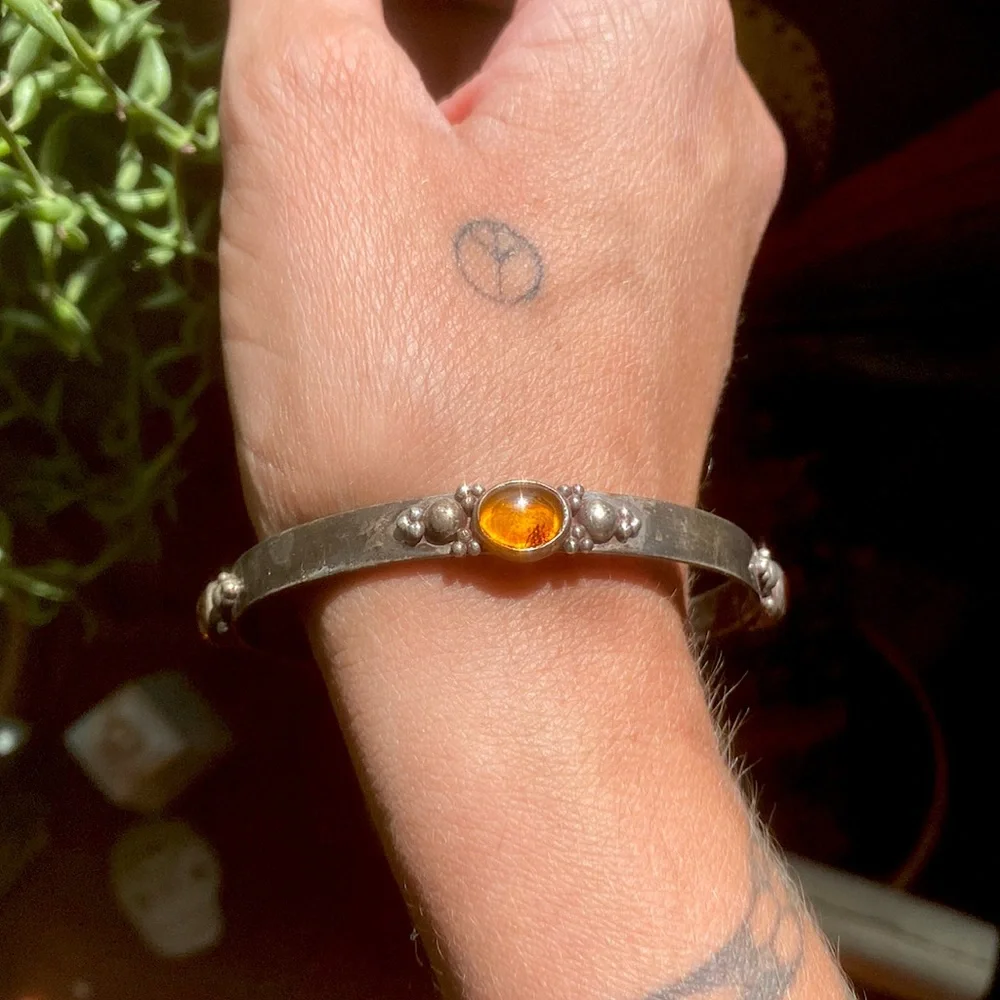 Vintage Sterling Silver Bracelet - Picture 1 of 3